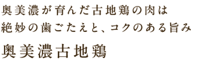 奥美濃が育